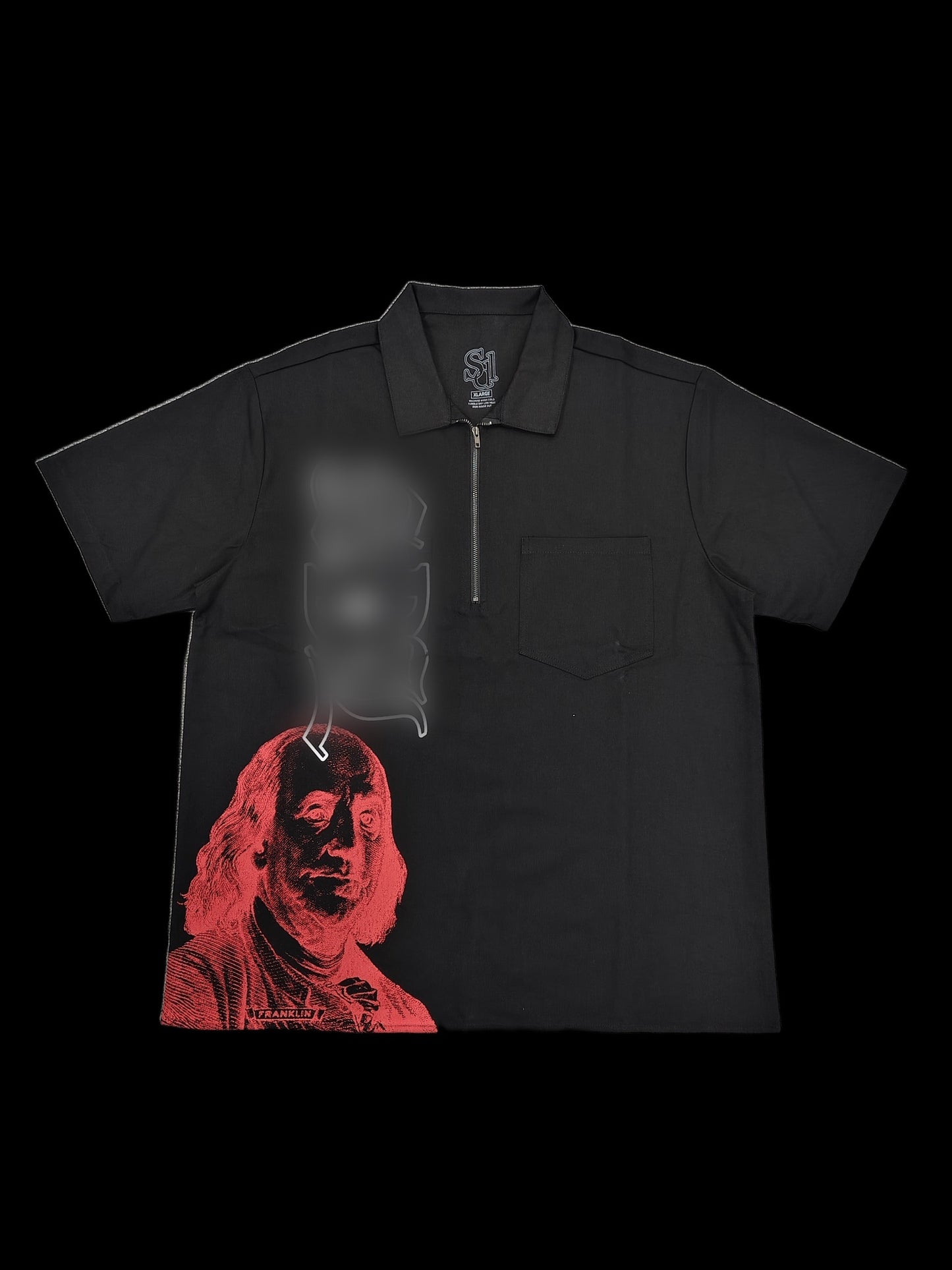 SD1 Franklin Zip Shirt Red