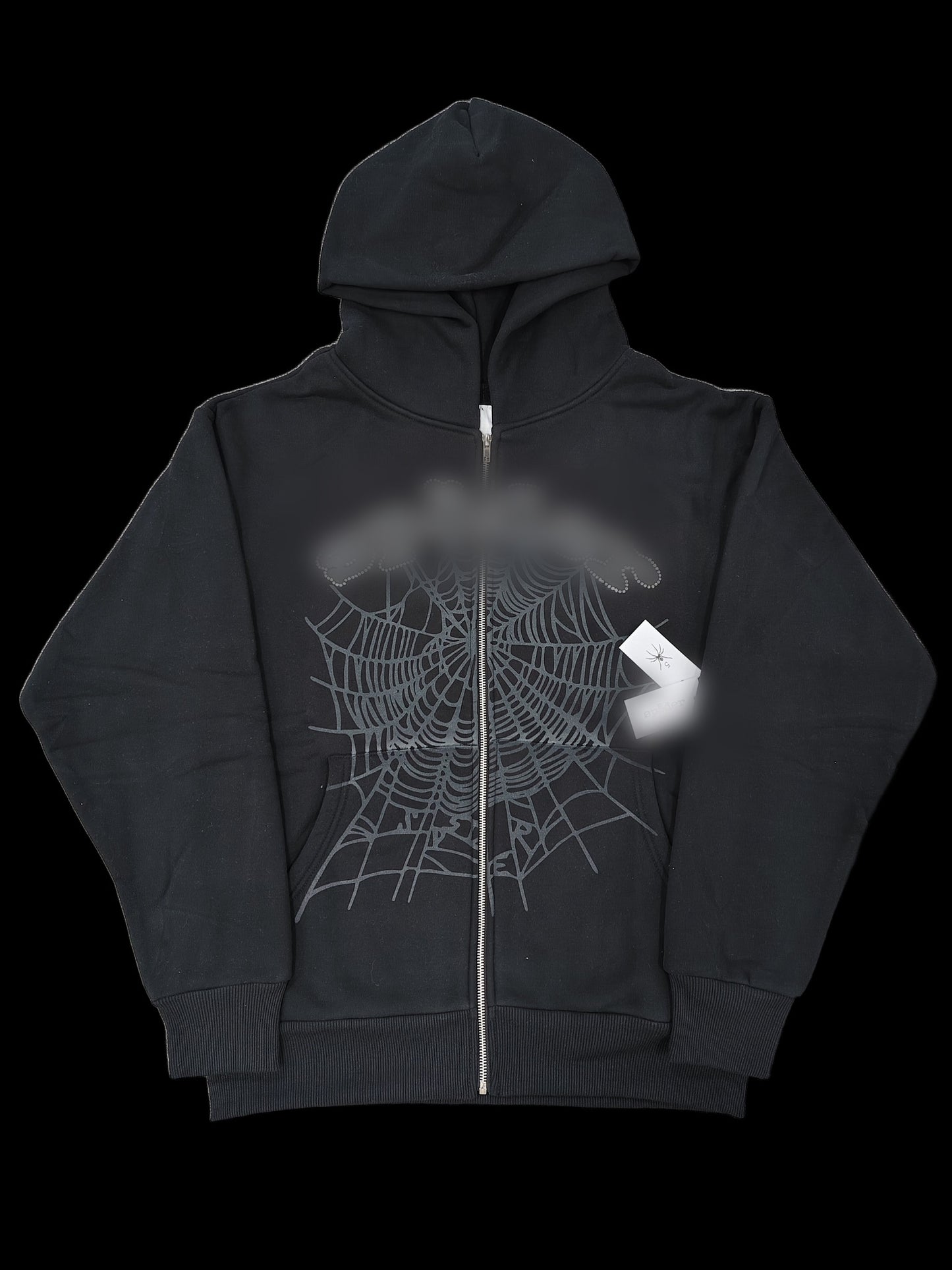 Spydur Web Zip-Up Hoodie ā Black