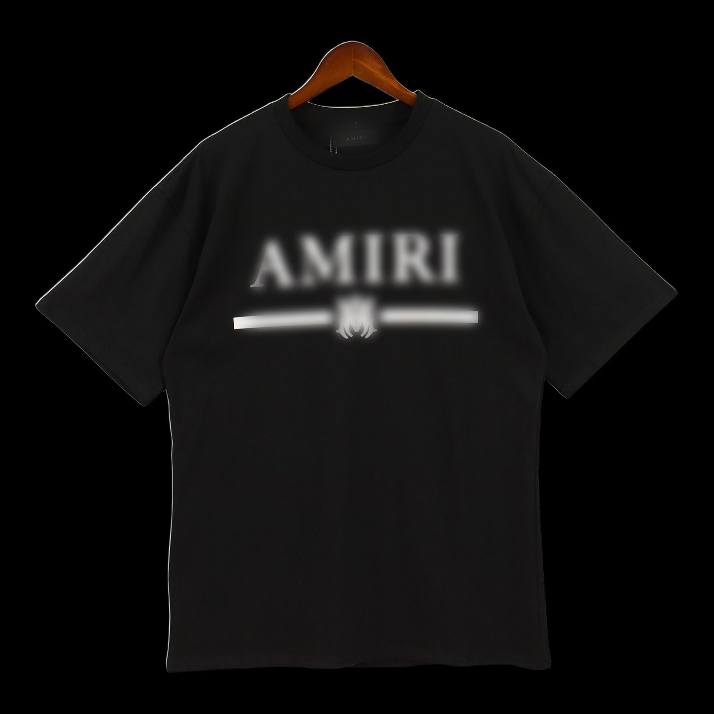 AM1R1 Bar Logo Tee Black