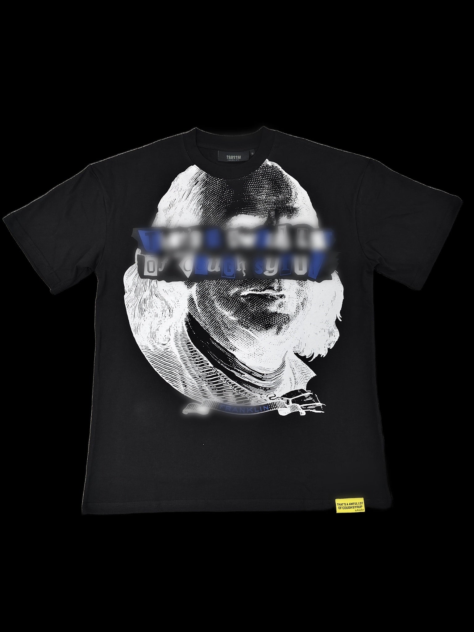 COUGH SYRUP Franklin Tee — Black