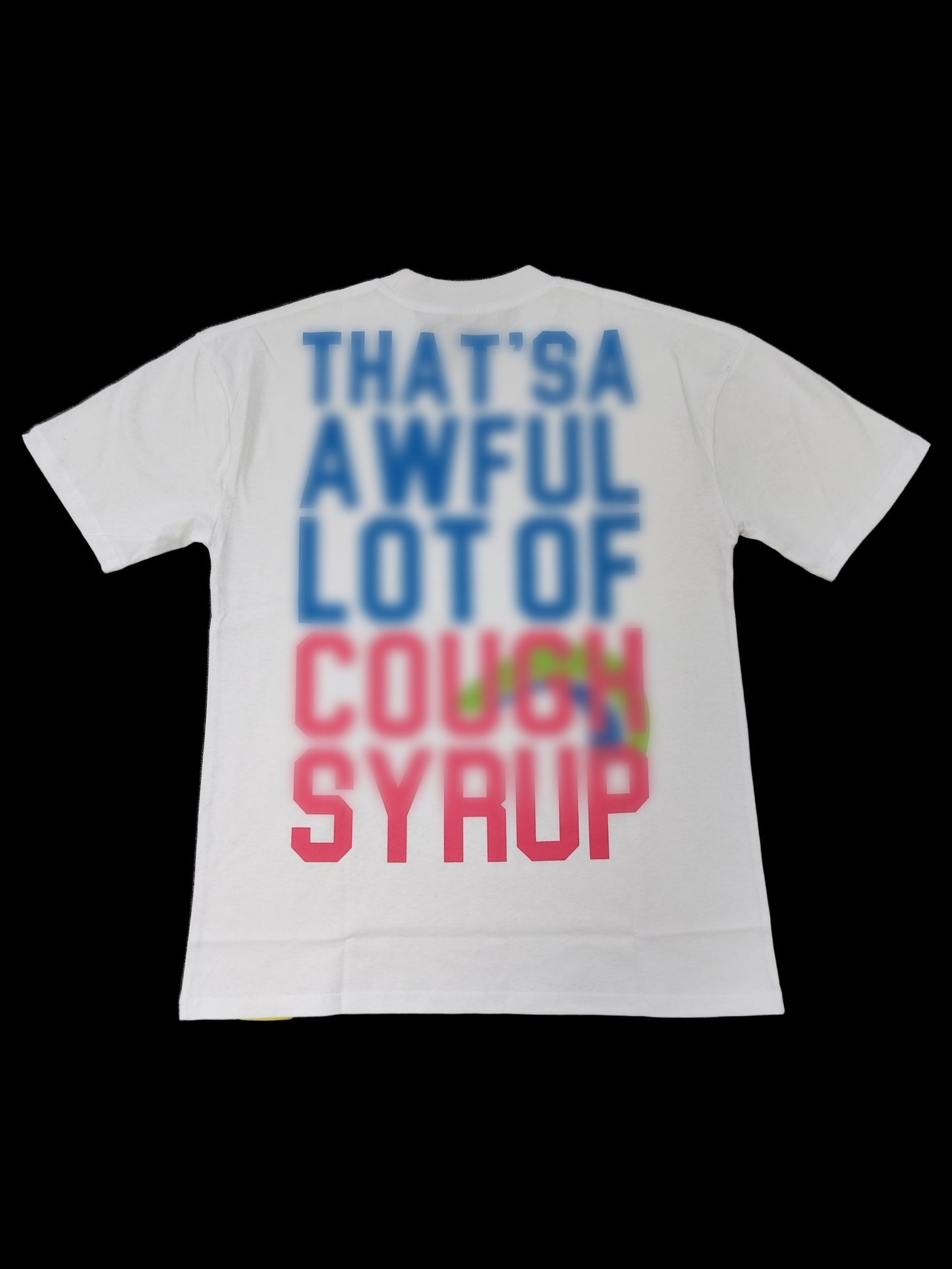 COUGH SYRUP Plan B Tee White — Back