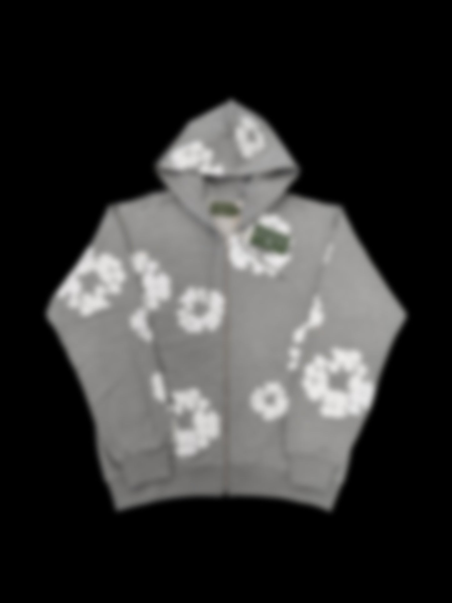 DEN1M Flower Hoodie — Gray