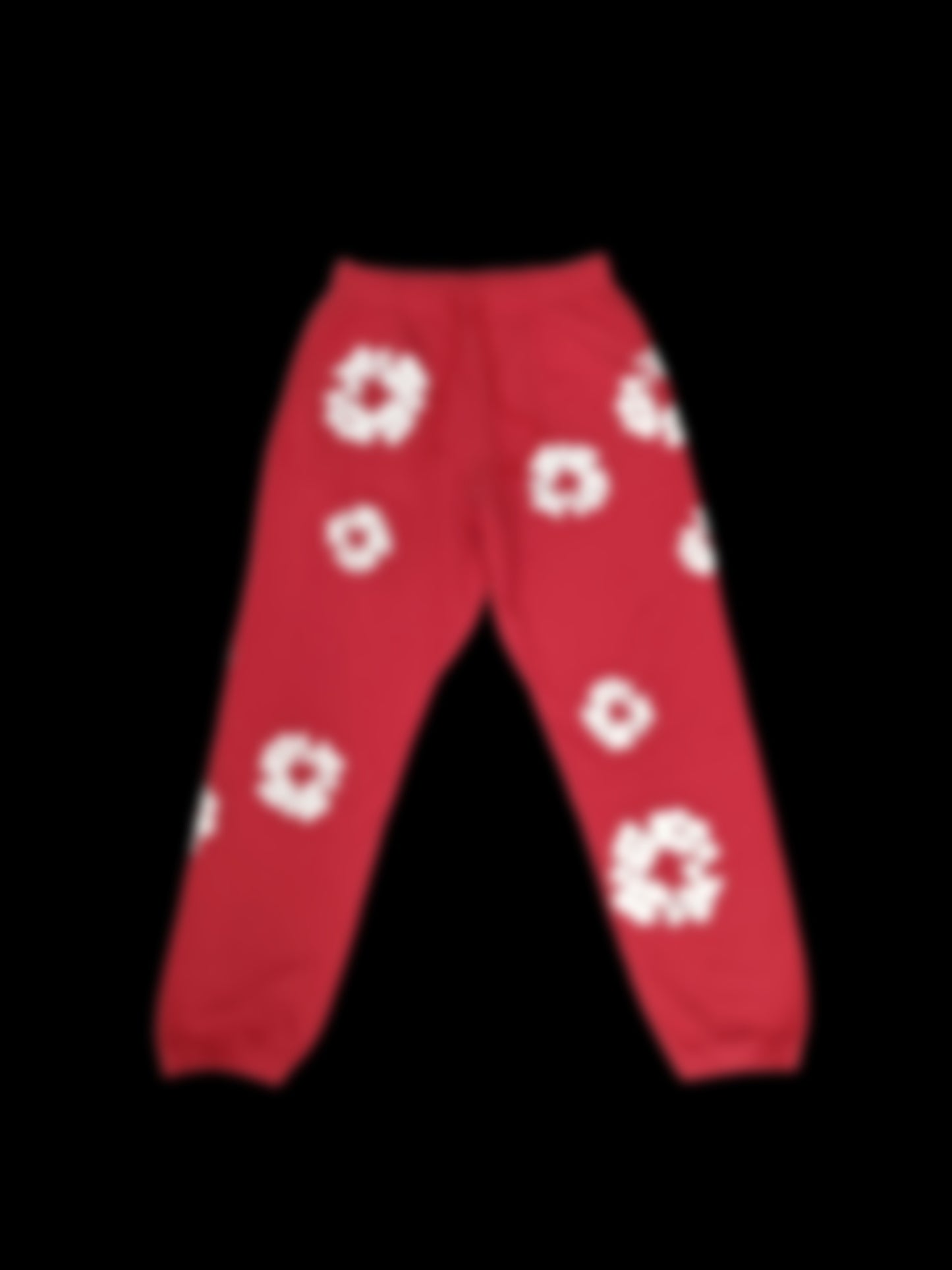 DEN1M Flower Sweatpants — Red