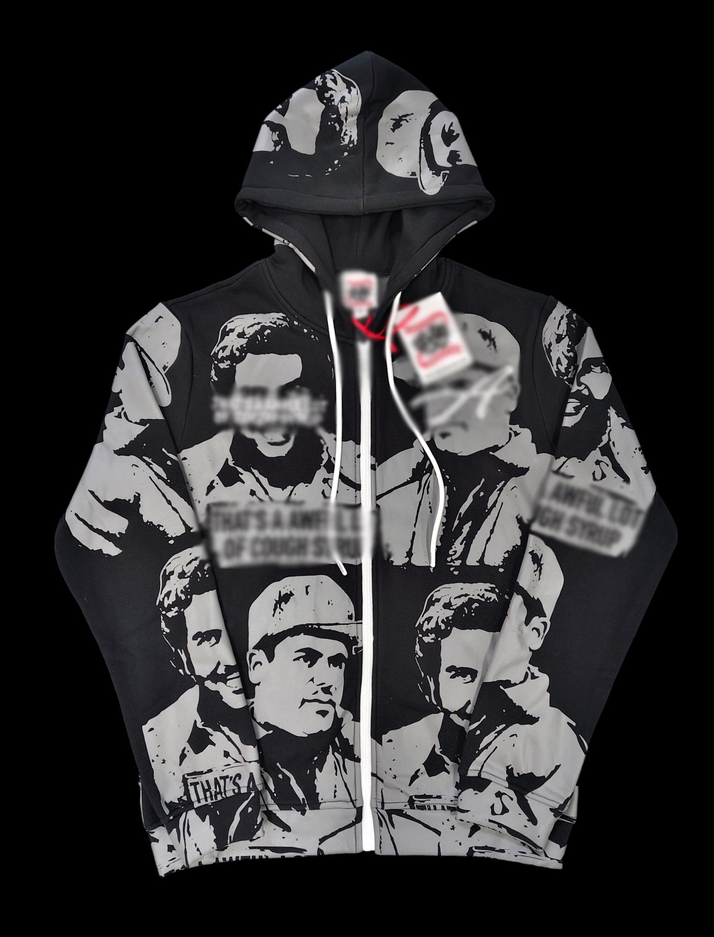 ASAAL1 Faces Zip Hoodie