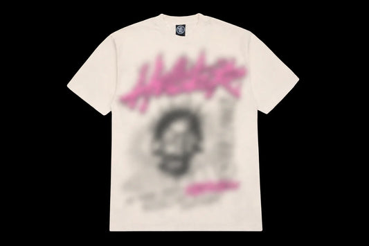 H3LLSTAR Cream Portrait Tee