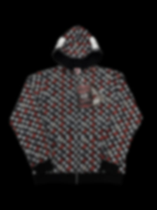 ASAAL1 Monogram Zip Hoodie front