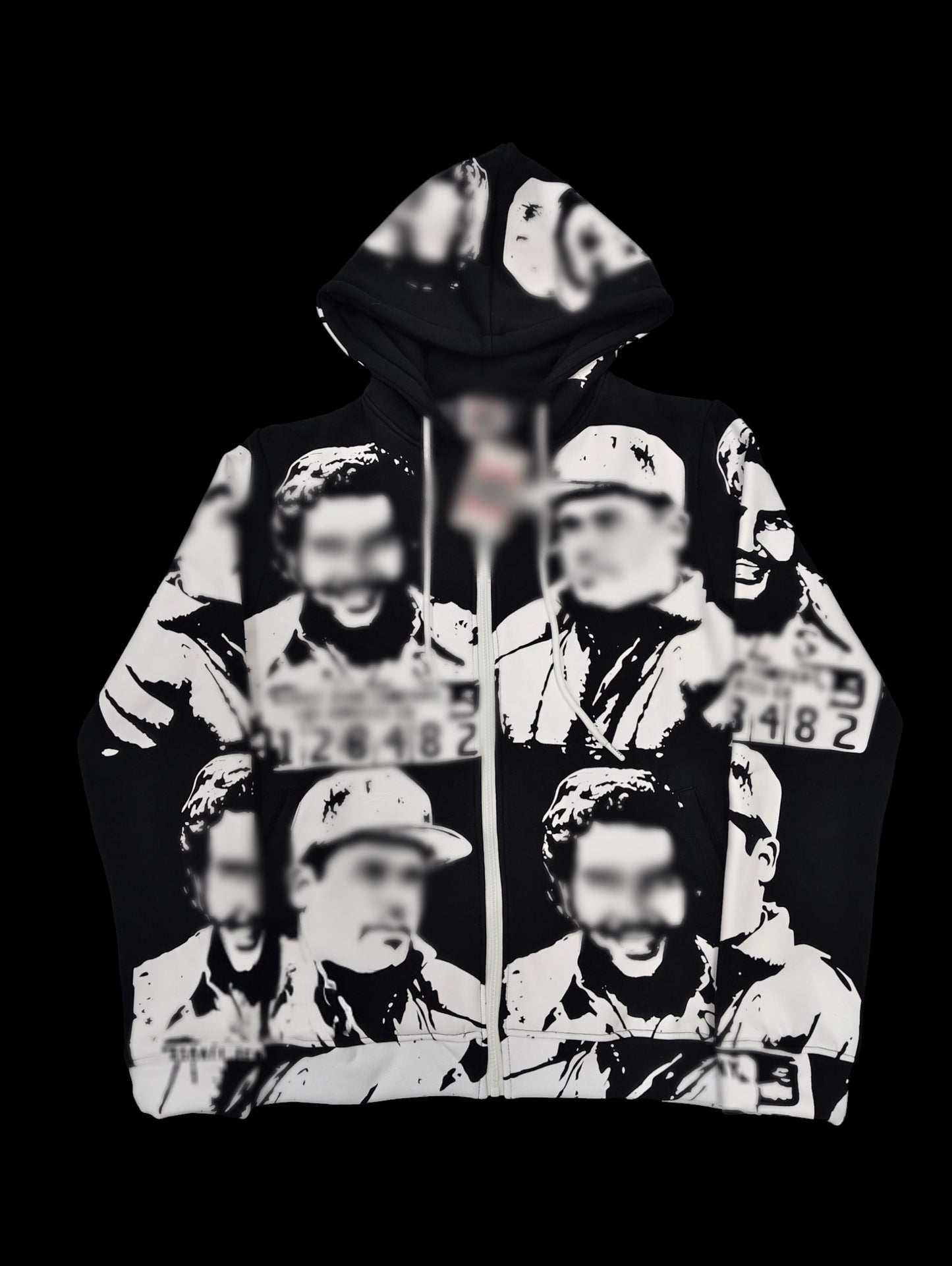 ASAAL1 Faces Zip Hoodie