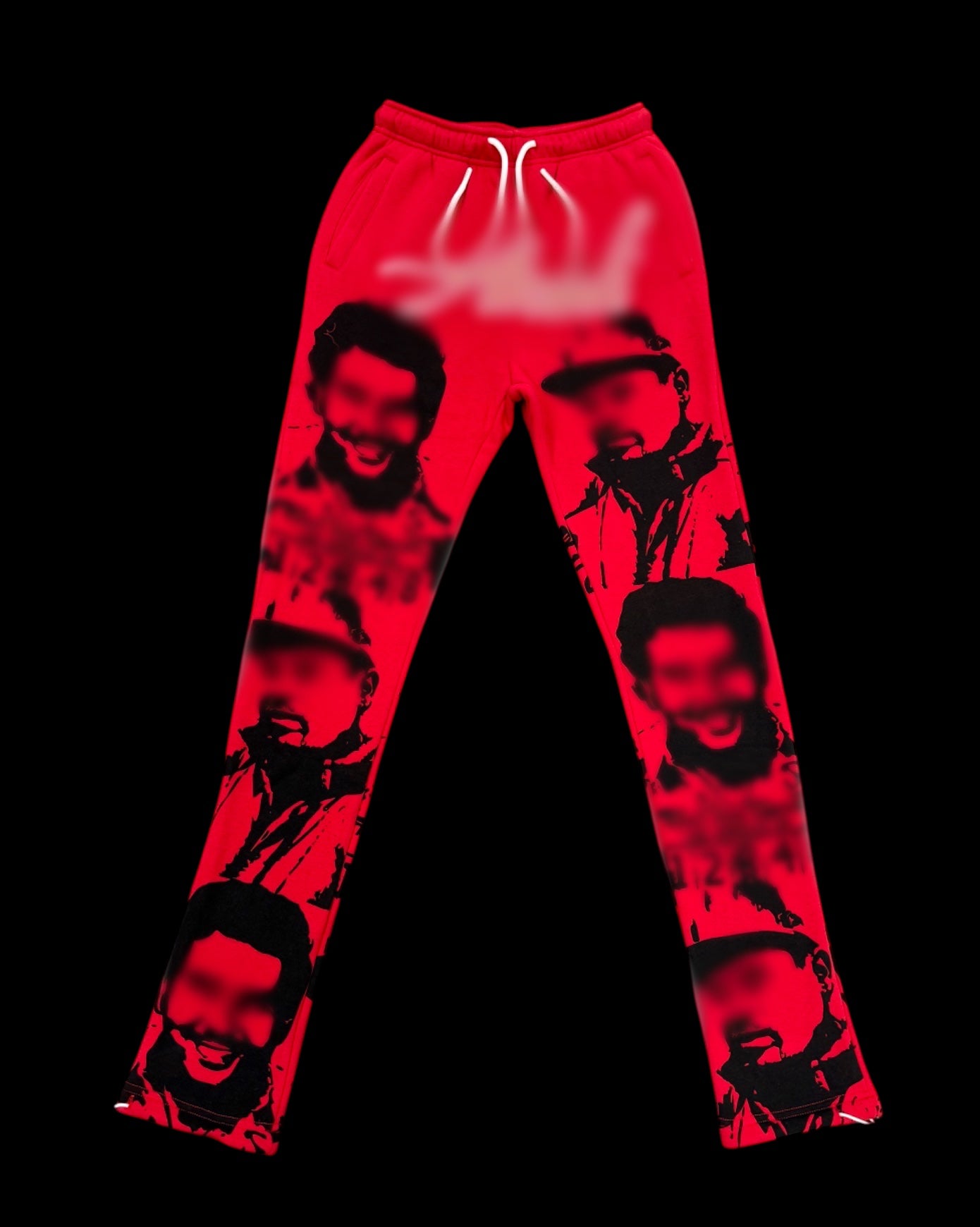ASAAL1 reversed faceprint sweats