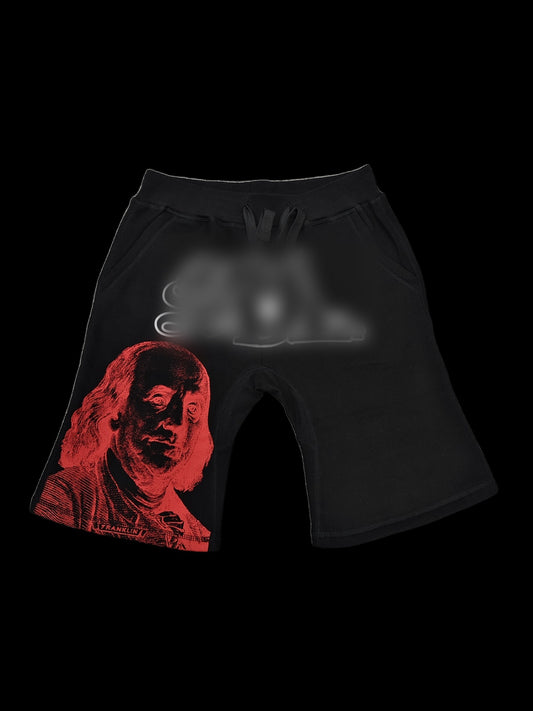 SD1 Franklin Sweat Shorts Red