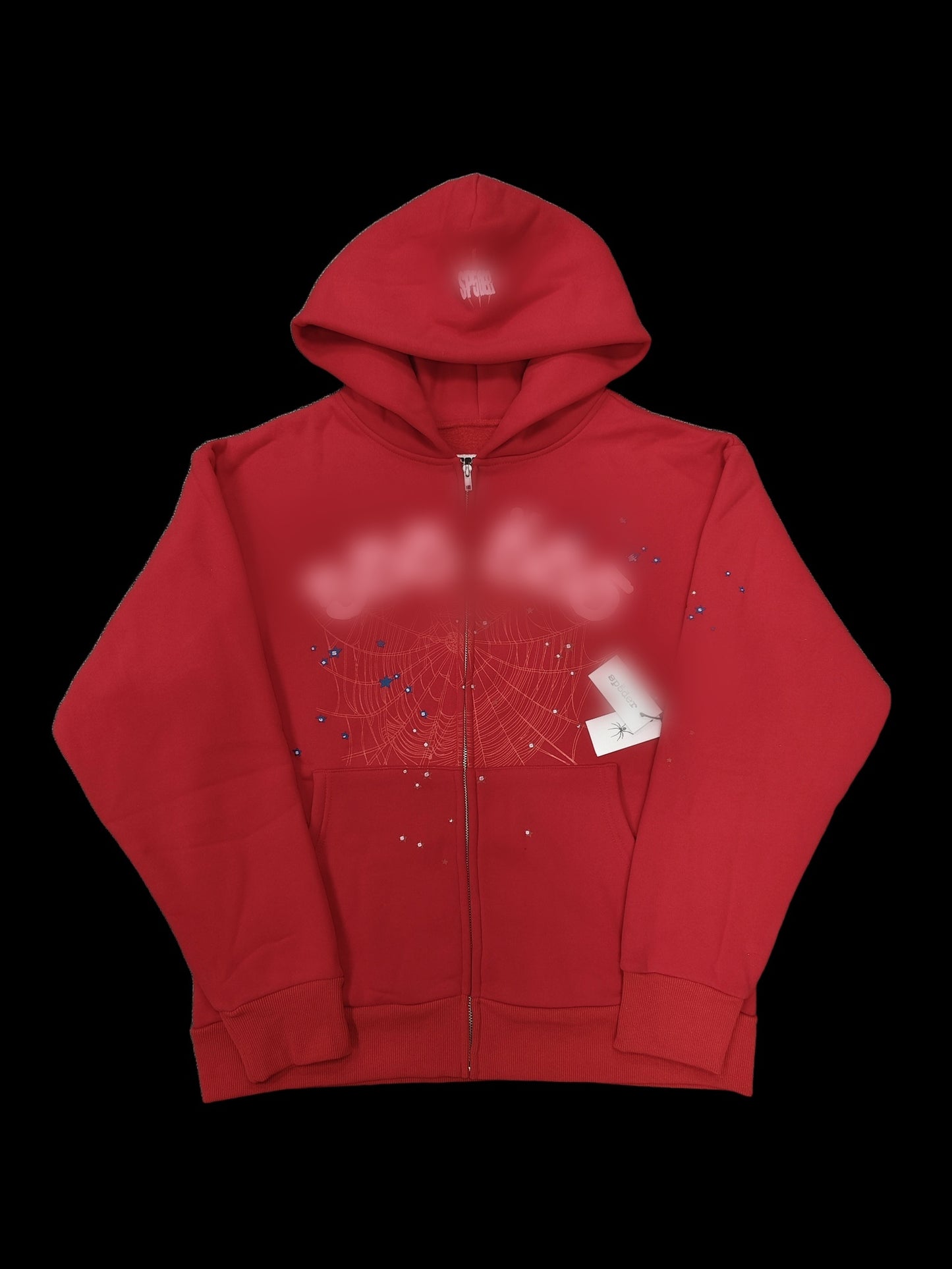 Spydur 555 Zip-Up Hoodie — Red