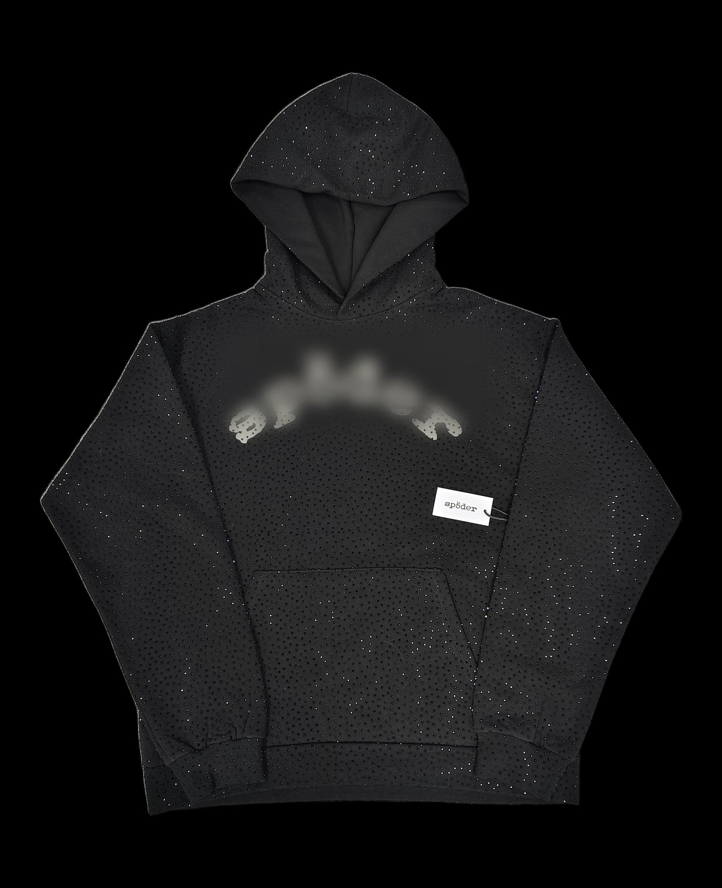 Spydur Rhinestone Hoodie — Black