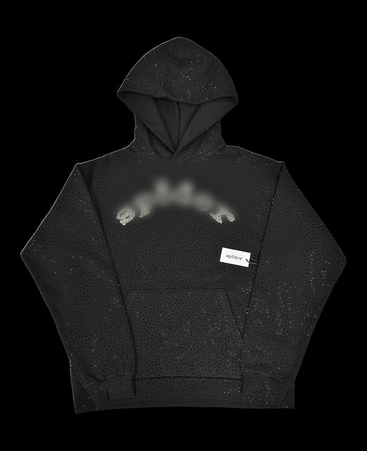 Spydur Rhinestone Hoodie — Black