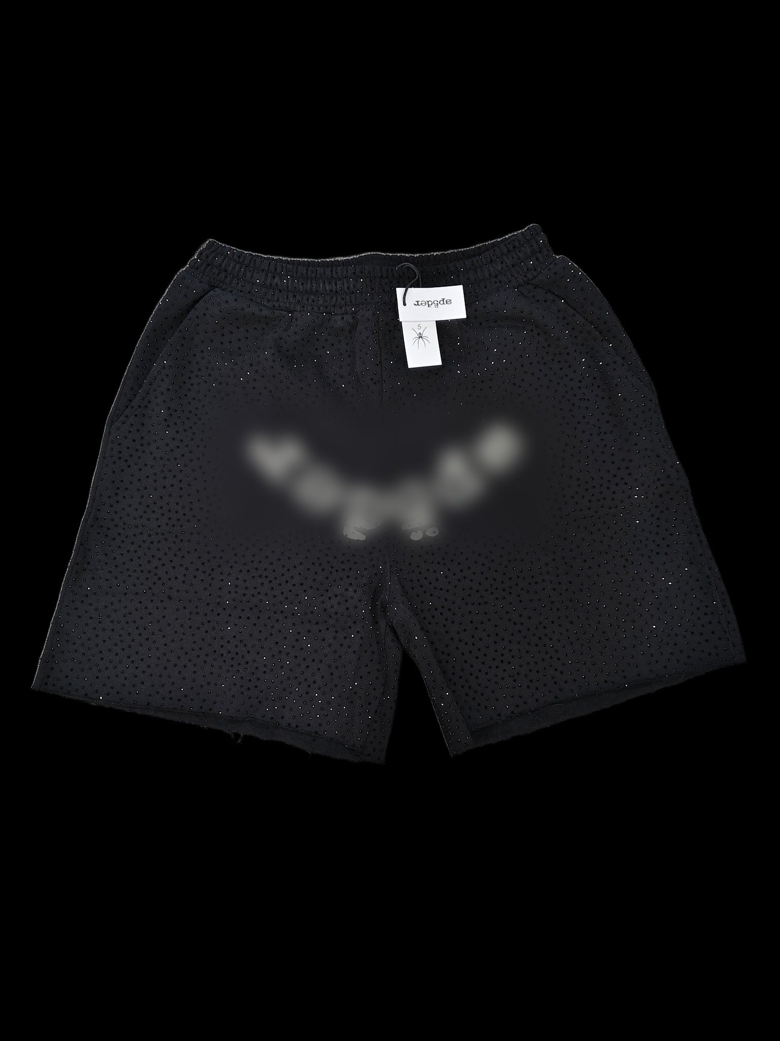 Spydur Rhinestone Shorts — Black